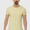 INDICODE JEANS T-shirt Imprimé - Pale Banana