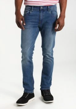 INDICODE JEANS PITTSBURG - Jean Slim - Medium Indigo