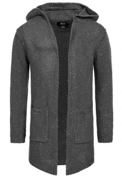 INDICODE JEANS BRAD - Gilet - Dk Grey -INDICODE Boutique cc65fa722a32493fa5f875b4272d3feb