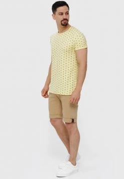 INDICODE JEANS T-shirt Imprimé - Pale Banana -INDICODE Boutique cc6fa69abe4040979ae165fdcedcb0fa