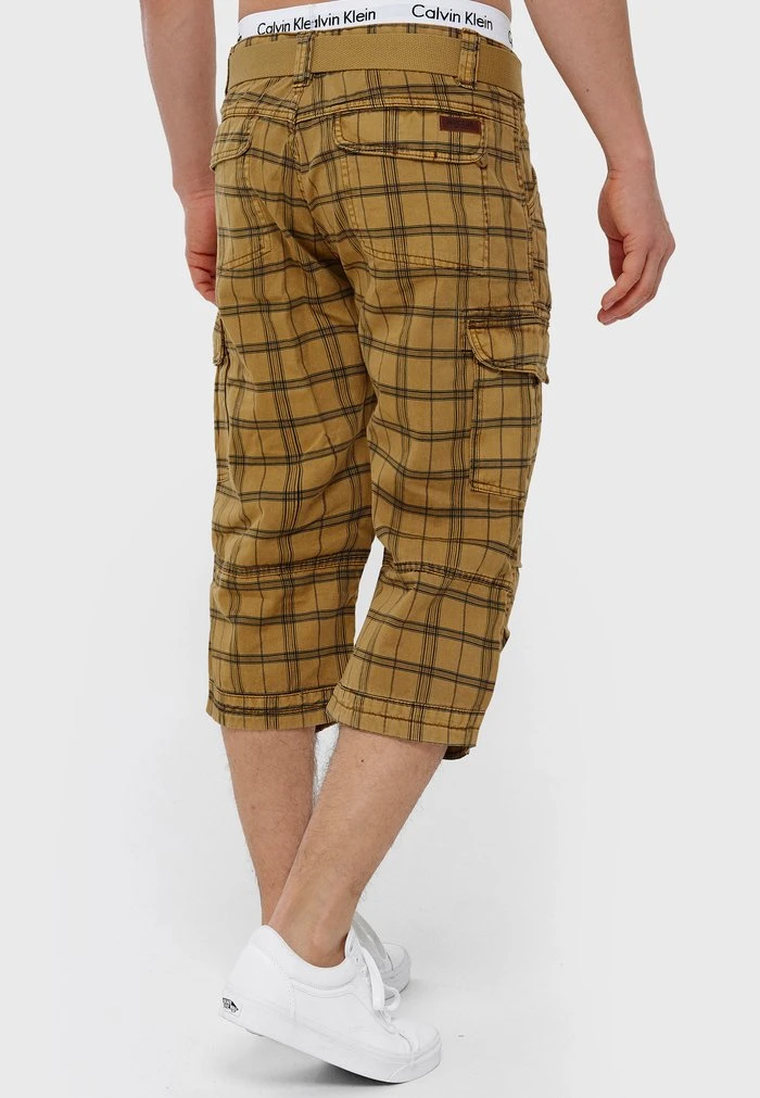 INDICODE JEANS MIT GÜRTEL NICOLAS - Short - Amber 3 INDICODE JEANS MIT GÜRTEL NICOLAS - Short - Amber – Image 3