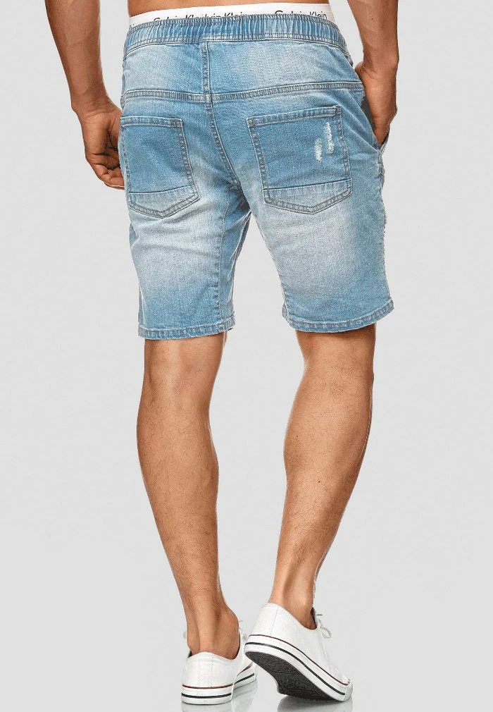 INDICODE JEANS MIT ELASTISC - Short En Jean - Blue 2 INDICODE JEANS MIT ELASTISC - Short En Jean - Blue â Image 2