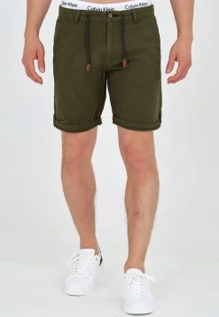 INDICODE JEANS Short - Dark Olive