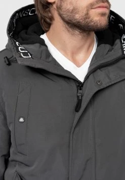 INDICODE JEANS ALBANY - Veste D'hiver - Pewter -INDICODE Boutique ce078f00fc7b4b6aa2aeb625446b053a