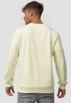INDICODE JEANS BAXTER - Sweatshirt - Lime Cream -INDICODE Boutique ce65a742b7704233a0dd8a0400eef6a9