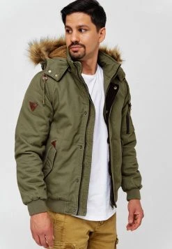 INDICODE JEANS Veste D'hiver - Army