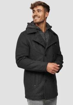 INDICODE JEANS Manteau Court - Anthracite -INDICODE Boutique cfdce2cd130a4e5cb7f0f94c10233f4e