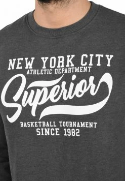 INDICODE JEANS IDGALILERO - Sweatshirt - Grey Mix -INDICODE Boutique d09d3b8f890446a7b6efdc946310a2de