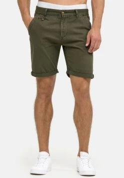 INDICODE JEANS CASUAL FIT - Short - Grün Army