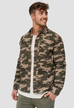 INDICODE JEANS LANGARM - Chemise - Dired Camouflage