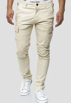 INDICODE JEANS Pantalon Cargo - Beige