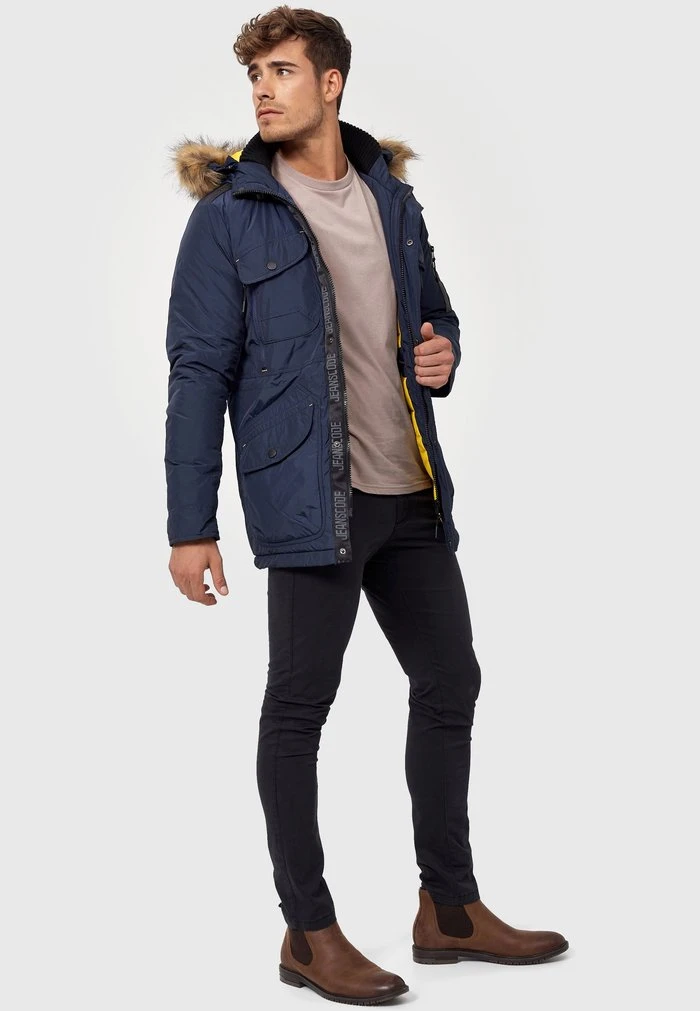 INDICODE JEANS CARPELAN - Veste D'hiver - Dark Blue 2 INDICODE JEANS CARPELAN - Veste D'hiver - Dark Blue – Image 2