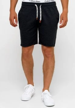 INDICODE JEANS ALDRICH - Short - Black Mix