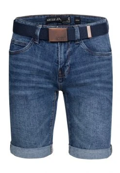 INDICODE JEANS CUBA CADEN - Short En Jean - Medium Indigo -INDICODE Boutique d77e82b26f68446fbbbd6bbf2c49e1e2