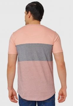 INDICODE JEANS PORTER - T-shirt Imprimé - Coral Cloud -INDICODE Boutique d8ea5d56175644d78ef7fbef9180bcce