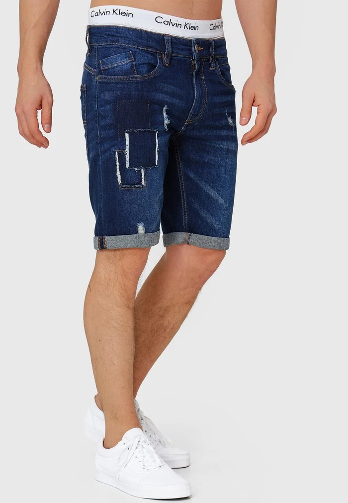 INDICODE JEANS ROBERTS - Short En Jean - Blue 4 INDICODE JEANS ROBERTS - Short En Jean - Blue â Image 4