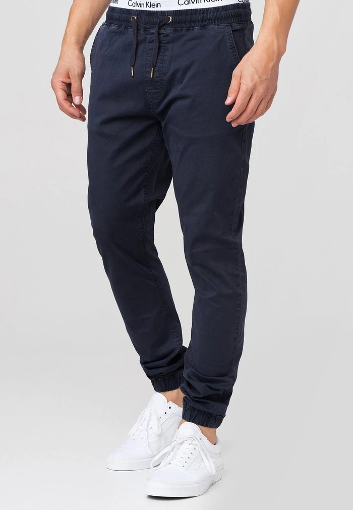 INDICODE JEANS FIELDS - Pantalon Classique - Navy 1 INDICODE JEANS FIELDS - Pantalon Classique - Navy