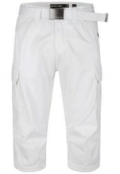 INDICODE JEANS MIT GÜRTEL NICOLAS - Short - Optical White -INDICODE Boutique dac3bbafa64f42e9a5772b667be06a75