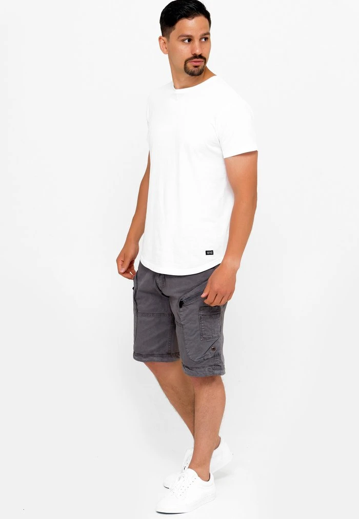 INDICODE JEANS BOSA - Short - Pewter 2 INDICODE JEANS BOSA - Short - Pewter – Image 2