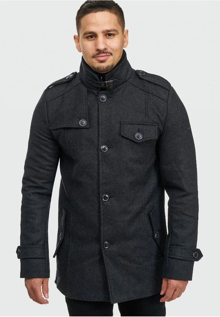 INDICODE JEANS BRANDAN - Manteau Court - Anthracite 1 INDICODE JEANS BRANDAN - Manteau Court - Anthracite