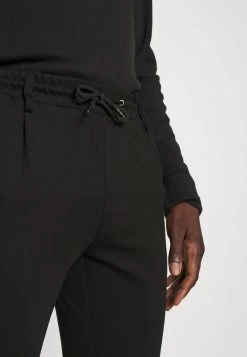 INDICODE JEANS EBERLEIN WITH ROLLED UP - Pantalon Classique - Black -INDICODE Boutique dc0bbc3e903f403ca9db984905c261c8