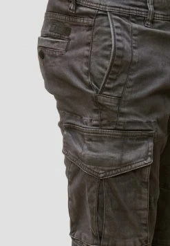 INDICODE JEANS ALEX - Pantalon Cargo - Dark Grey -INDICODE Boutique dc79d8d9d4434805801f05d819d64cd0