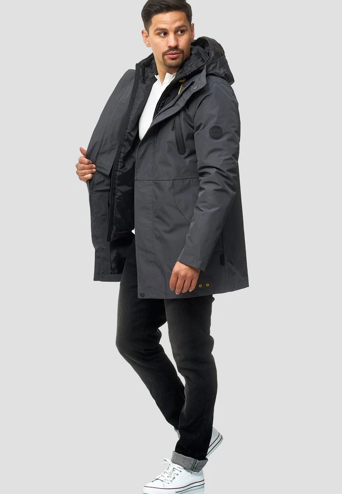 INDICODE JEANS Veste D'hiver - Dark Grey 2 INDICODE JEANS Veste D'hiver - Dark Grey – Image 2