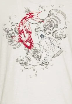 INDICODE JEANS KOI - T-shirt Imprimé - Marshmellow -INDICODE Boutique dc9bcfb6ac6d42b9bb1b58a201383c6b