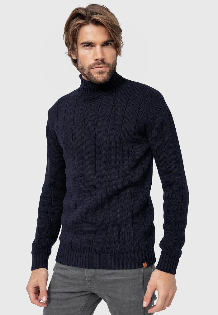 INDICODE JEANS ASPEN - Pullover - Navy 1 INDICODE JEANS ASPEN - Pullover - Navy