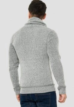 INDICODE JEANS KESHAWN - Pullover - Grau -INDICODE Boutique dcd609d206f04be0a7ab3f8db4e60929