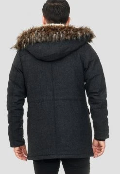 INDICODE JEANS BAYNES - Veste D'hiver - Black -INDICODE Boutique dd64442929fe4c34808a051e6da53f7d