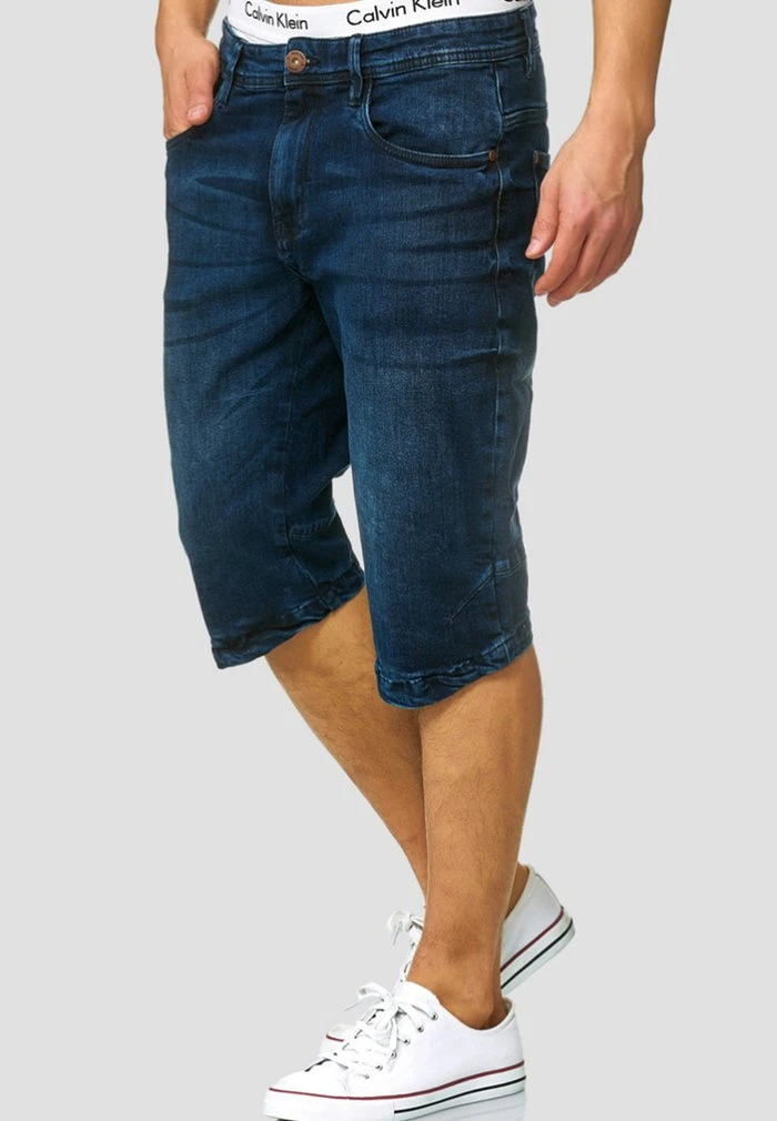 INDICODE JEANS Short En Jean - Blue Denim 1 INDICODE JEANS Short En Jean - Blue Denim