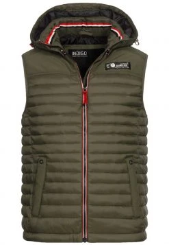 INDICODE JEANS Veste Sans Manches - Army -INDICODE Boutique de0e087475c34e50b7daba1591f9497c