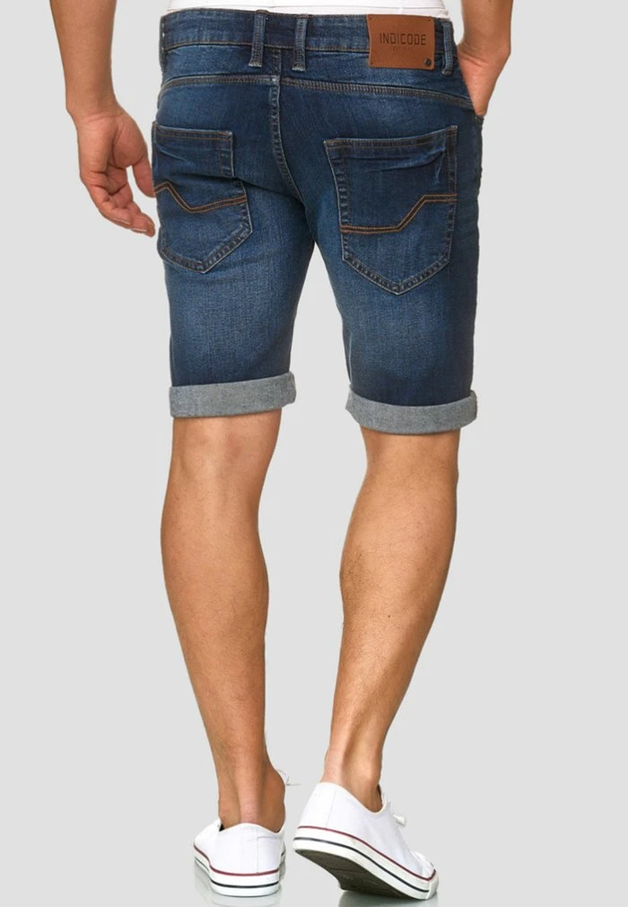 INDICODE JEANS CUBA CADEN - Short En Jean - Dark Blue 3 INDICODE JEANS CUBA CADEN - Short En Jean - Dark Blue – Image 3