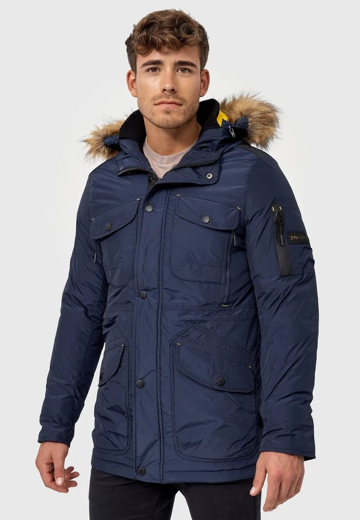 INDICODE JEANS CARPELAN - Veste D'hiver - Dark Blue 1 INDICODE JEANS CARPELAN - Veste D'hiver - Dark Blue