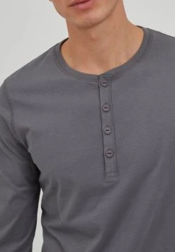 INDICODE JEANS IDARMANDO - T-shirt à Manches Longues - Pewter -INDICODE Boutique e0c5ac8556864e19bb6a51a7c71fc916