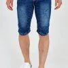 INDICODE JEANS LEON - Short En Jean - Medium Indigo