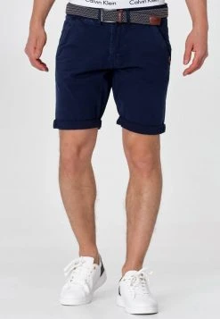 INDICODE JEANS CAEDMON - Short - Navy