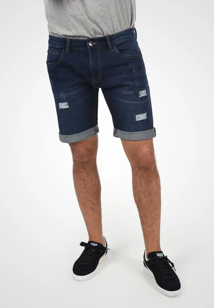 INDICODE JEANS IDHALLOW - Short En Jean - Dark Blue 1 INDICODE JEANS IDHALLOW - Short En Jean - Dark Blue