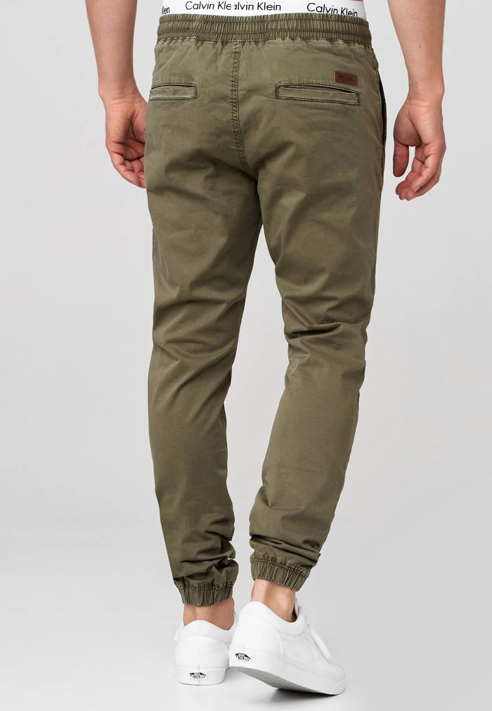 INDICODE JEANS FIELDS - Pantalon Classique - Army 3 INDICODE JEANS FIELDS - Pantalon Classique - Army – Image 3
