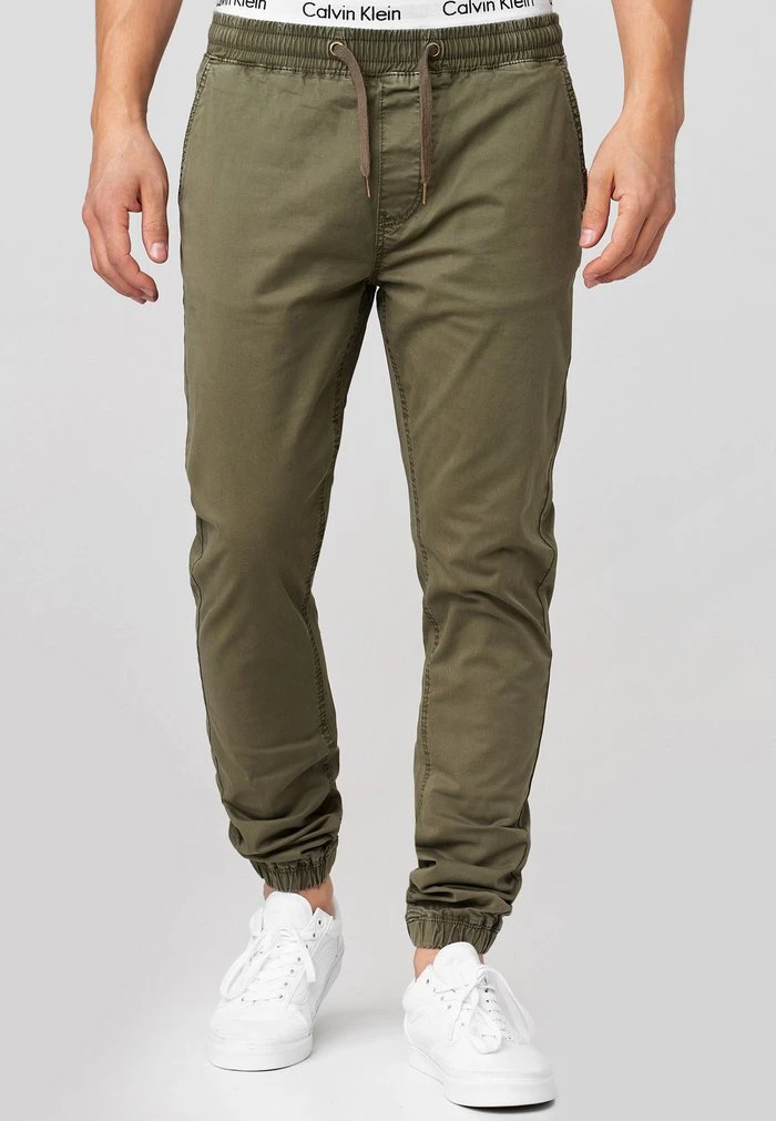 INDICODE JEANS FIELDS - Pantalon Classique - Army 1 INDICODE JEANS FIELDS - Pantalon Classique - Army