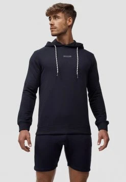 INDICODE JEANS BENTLEY - Sweat à Capuche - Navy -INDICODE Boutique e52f9297cf75437984baaec9794a82c3