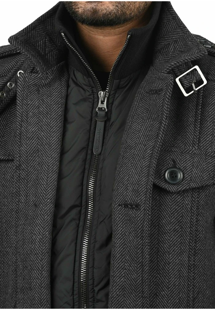 INDICODE JEANS IDBRANDAN - Manteau Court - Dark Coal 3 INDICODE JEANS IDBRANDAN - Manteau Court - Dark Coal – Image 3