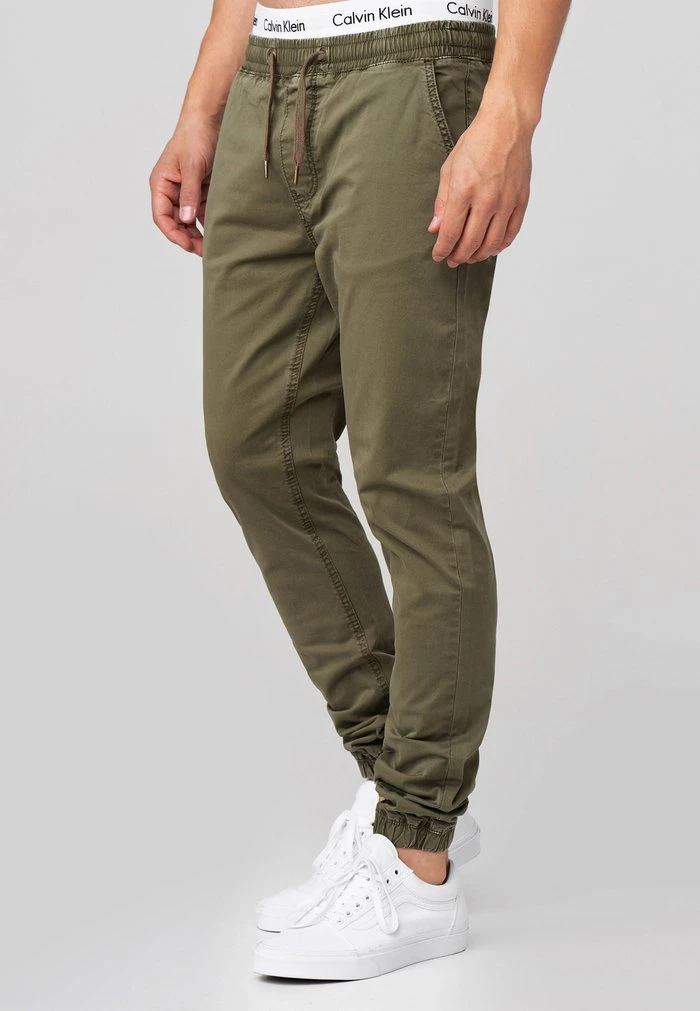 INDICODE JEANS FIELDS - Pantalon Classique - Army 4 INDICODE JEANS FIELDS - Pantalon Classique - Army – Image 4