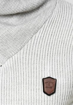 INDICODE JEANS DANE - Pullover - Off White -INDICODE Boutique e7a10fead3ac473b845735cfa7d93439