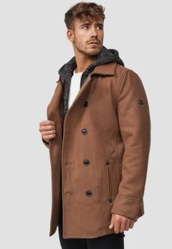 INDICODE JEANS Manteau Court - Camel -INDICODE Boutique e7f0b8de3b734f0bb174aa39fdf321ee