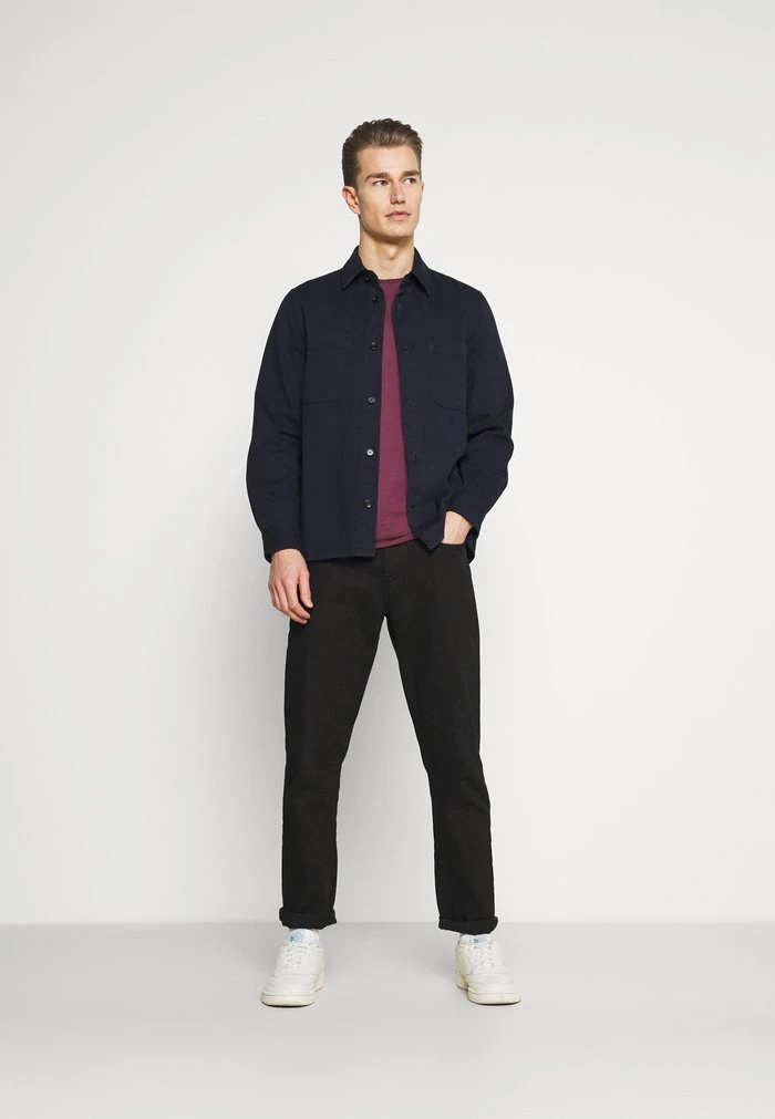 INDICODE JEANS ALAIN - T-shirt Basique - Bordeaux 2 INDICODE JEANS ALAIN - T-shirt Basique - Bordeaux – Image 2