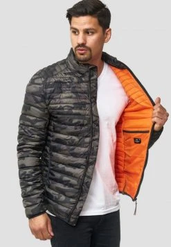 INDICODE JEANS Veste Mi-saison - Mottled Dark Green -INDICODE Boutique e848f20c588e48668a0a50c354a67e93