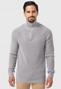 INDICODE JEANS MAYER - Pullover - Lt Grey Mix
