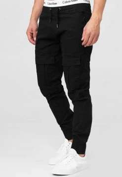 INDICODE JEANS DENNIS - Pantalon Cargo - Black 12 INDICODE JEANS DENNIS - Pantalon Cargo - Black -INDICODE Boutique e984df6079314da08e093331cbc0e8ea